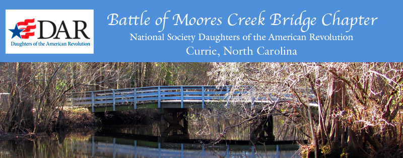 Battle of Moores Creek Bridge Chapter Banner