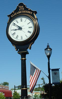 Clock on main street