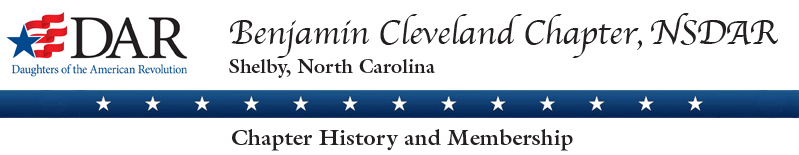 Benjamin Cleveland Chapter History