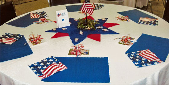 Table setting for District meeting