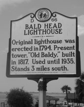 Bald Head Island sign