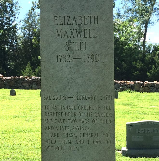 Elizabeth Maxwell Steele monument inscription (image by member Cathy Finnie)
