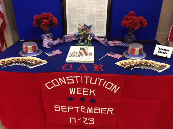2014 Constitution Week Display