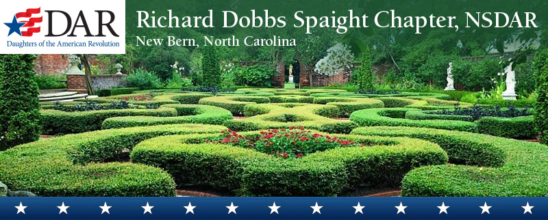 Richard Dobbs Spaight Chapter, NSDAR, banner