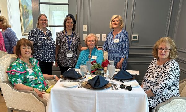 Daughters attend a monthly meeting Chapter Meeting