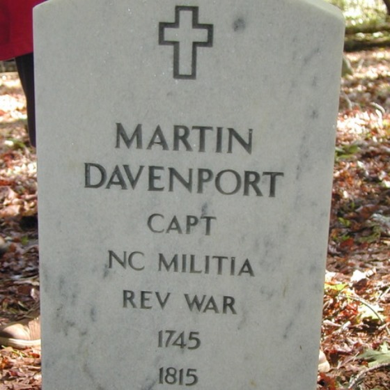 Martin Davenport Grave