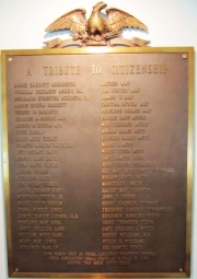 Citizens Plaque Photo